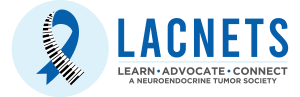 Learn Advocate Connect Neuroendocrine Tumor Society logo.